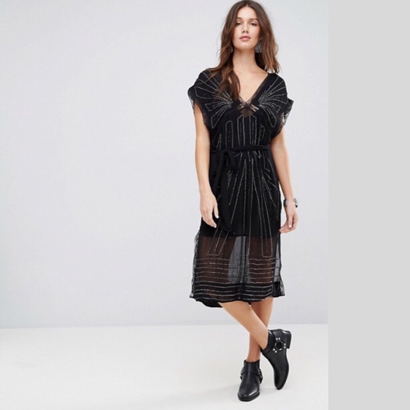 New Free People Sequin Embellished Dress NWT - Picture 3 of 5